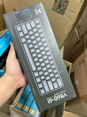 Bàn phím cơ V860 hãng RAPOO - Brown switch (P13989)