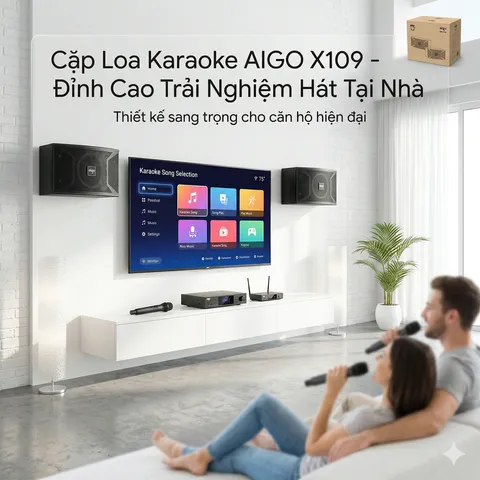Cặp loa dàn Karaoke AIGO X109 ( 2 chiếc ) (P12431)