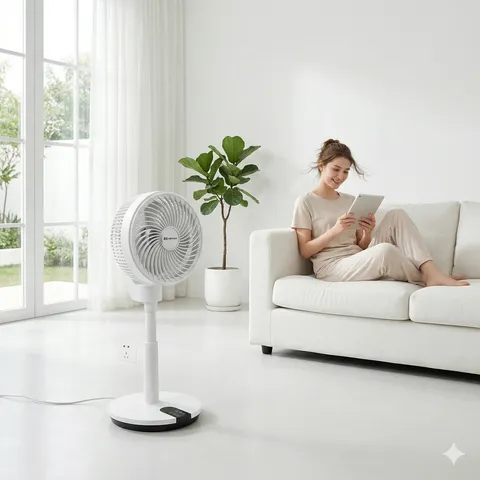 Quạt cây NONTAUS công suất 60w , quạt xoay 180 độ đối lưu không khí (HỘP XẤU) (P9488)