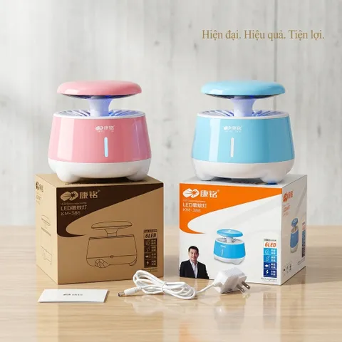 Đèn bắt muỗi KANGMING KM-386, yên tĩnh, không vỉ giật điện (P8762)