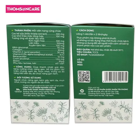 (Chính hãng) Viên uống ngừa mụn Esunvy - Giúp thanh nhiệt, giải độc, giảm mụn, sạm da, ngừa vết thâm từ thảo dược