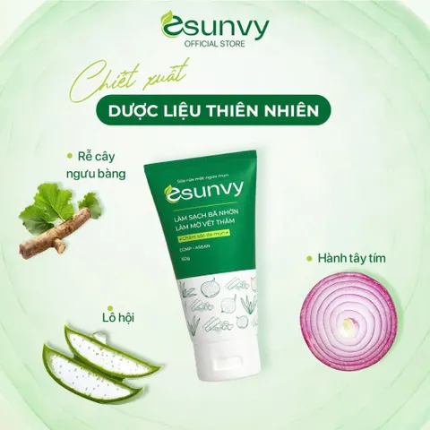 Sữa Rửa Mặt Esunvy Giúp Kiểm Soát Bã Nhờn Sạch Mụn Dùng Cho Mọi Loại Da Tuýp 50gCombo 2