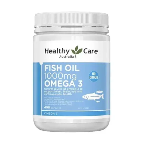 Viên Dầu Cá Healthy Care Fish Oil 1000mg + Dầu Nhuyễn Thể Krill - Tăng Cường Sức Khỏe Tim Mạch, Khớp, Mắt, Omega-3 Cao 822493