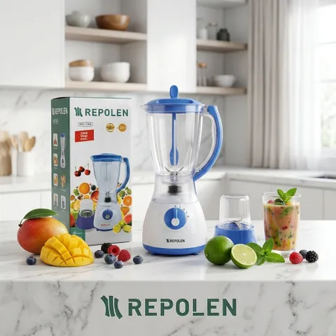 Máy xay sinh tố REPOLEN MD-Y44 công suất max 2000w , dung tích 1.5L , cối nhựa trong (P6958)