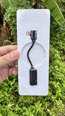 Jack chia cổng Lightning Phone ra 2 cổng Lightning hãng DIVI iKey - vừa sạc vừa nghe nhạc (P2841)