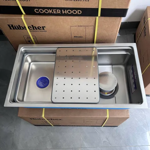 Chậu rửa bát 1 hố Prato INOX nano kích thước 78*43cm (HÀNG CHÍNH HÃNG CHẤT LƯỢNG CAO CẤP) (P135366)