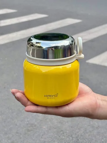 Bình ủ cháo Kaiyo 500ml - vàng KTJ3970 (P134709)