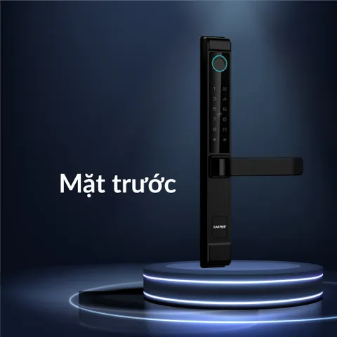 Khóa vân tay cửa nhôm Faster FS6600 BL