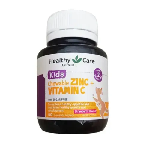 Viên Kẹo Bổ Sung Kẽm & Vitamin C Healthy Care 60 Viên - Tăng Cường Miễn Dịch, Phát Triển Chiều Cao Cho Trẻ 2-12 Tuổi 822717