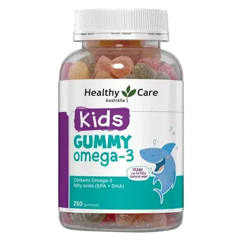 Kẹo Dẻo Omega 3 Healthy Care 250 Viên - Bổ Sung Dinh Dưỡng, Phát Triển Trí Não và Sức Khỏe Cho Trẻ Em với Hương Vị Trái Cây Ngon Miệng 822718