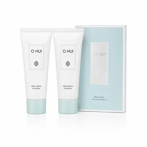 Set Tẩy Da Chết Ohui Clear Science Soft Peeling 100ml x 2 - Tẩy Da Mềm Mịn, Làm Sáng Da, Ngăn Ngừa Bụi Bẩn và Mụn 822749