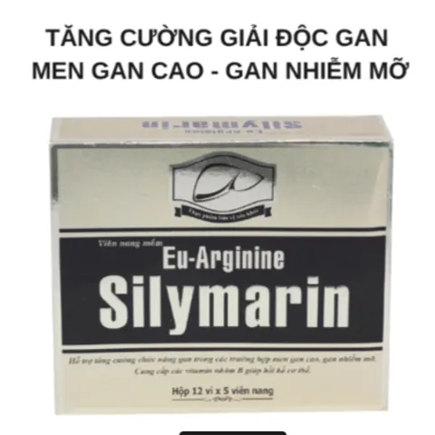 EU Arginine Silymarin Giải Độc Gan, Bảo Vệ Gan, Thanh Nhiệt, tăng cường chức năng gan giải độc gan vien