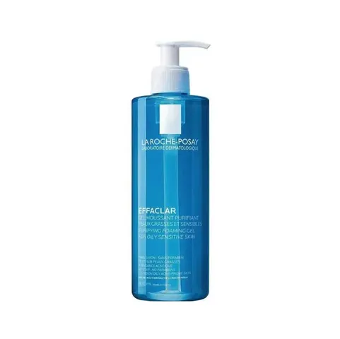 ( CTy NK) Gel Rửa Mặt La Roche-Posay Effaclar 400ml - Sạch Sâu Da Dầu Mụn, Giảm Mụn Hiệu Quả, Phù Hợp Da Nhạy Cảm