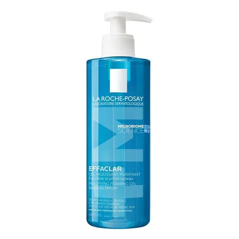 ( CTy NK) Gel Rửa Mặt La Roche-Posay 200ml - Sạch Sâu, Giảm Mụn Cho Da Dầu Nhạy Cảm, Duy Trì Độ Ẩm Từ Nước Khoáng, Salicylic Acid