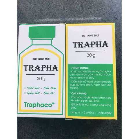 Xịt khử mùi TRAPHA SPRAY 50ml - Khử mùi hôi nách, hôi chân