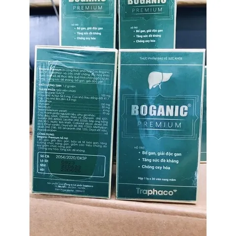 BOGANIC PREMIUM TRAPHACO Bổ Gan, Giải Độc Gan, Tăng Sức Đề Kháng, Chống Oxy Hóa - Hàng chính hãng