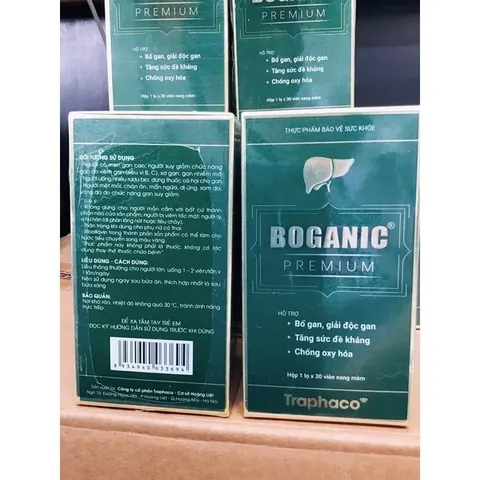 BOGANIC PREMIUM TRAPHACO Bổ Gan, Giải Độc Gan, Tăng Sức Đề Kháng, Chống Oxy Hóa - Hàng chính hãng