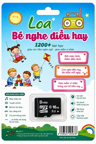 Loa Nghe Nhạc Bé Nghe Điều Hay BKK 851 Đã Kèm Thẻ Nhớ
