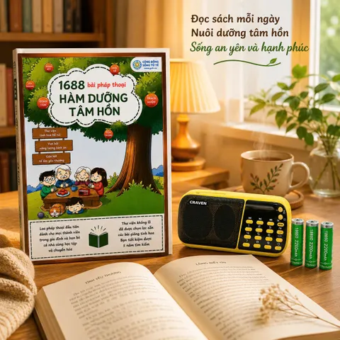 Loa Đài Pháp Thoại 1688 Bài Hàm Dưỡng Tâm Hồn Đã Kèm Thẻ Nhớ