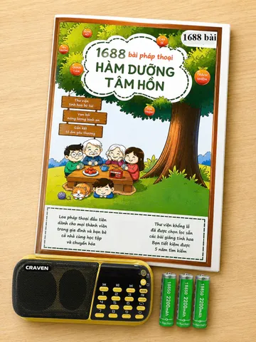 Loa Đài Pháp Thoại 1688 Bài Hàm Dưỡng Tâm Hồn Đã Kèm Thẻ Nhớ
