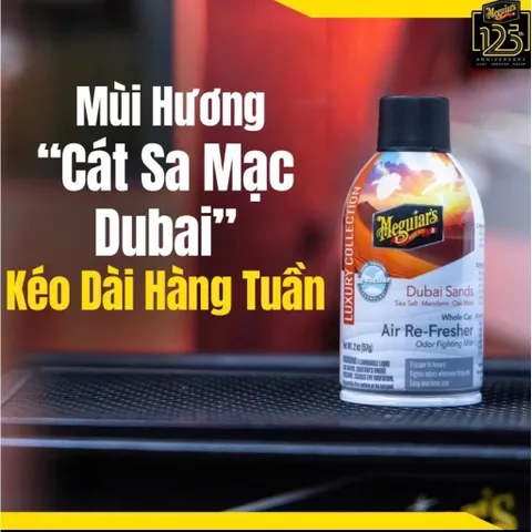 Xịt khử mùi xe ô tô hương cát xa mạc Dubai cao cấp loại bỏ mùi hôi, khử vi khuẩn hiệu quả