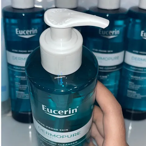 Gel rửa mặt Eucerin DermoPure Clinical Purifying Cleanser  | Làm Sạch Sâu, Giảm Dầu Cho Da Nhạy Cảm