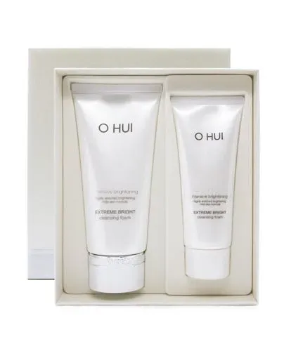 Set Sữa Rửa Mặt Dưỡng Trắng Da Ohui Extreme Bright 160ml + 100ml - Làm Sạch Sâu, Cải Thiện Sắc Da Tự Nhiên Cho Mọi Loại Da 822989