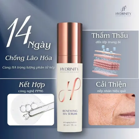 [Hàng công ty] inh Chất Phục Hồi Da Hydrinity Restorative HA Serum Căng Bóng Và Cải Thiện Độ Đàn Hồi Da 30ml
