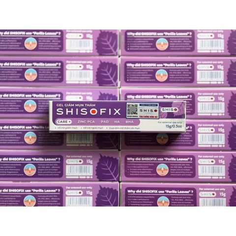 [Tặng Serum] Gel SHISOFIX Hỗ Trợ Giảm Mụn Thâm, Hỗ Trợ Mờ Thâm Do Mụn 15g