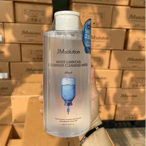 Nước Tẩy Trang Làm Sạch, Bổ Sung Độ Ẩm với 9 Loại Hyaluronic Jmsolution Cleansing Water - Hàng Chính Hãng (850ml)