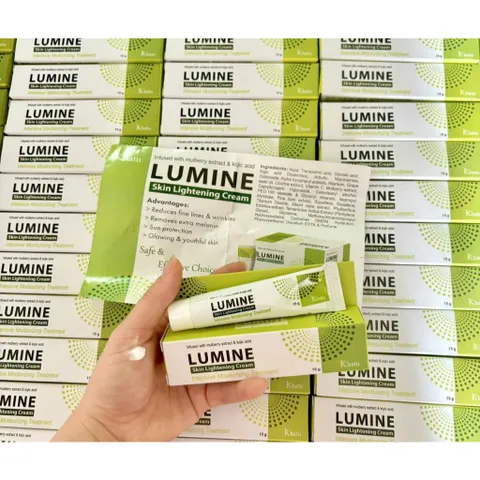 Kem Lumine Hỗ Trợ Dưỡng Sáng Da, Mờ Thâm Mụn Tuyp 15g