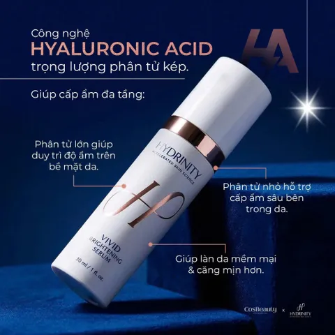 [Hàng công ty] Tinh Chất Sáng Da Hydrinity Vivid Brightening Serum Hỗ Trợ Mờ Nám, Sáng Da 30ml