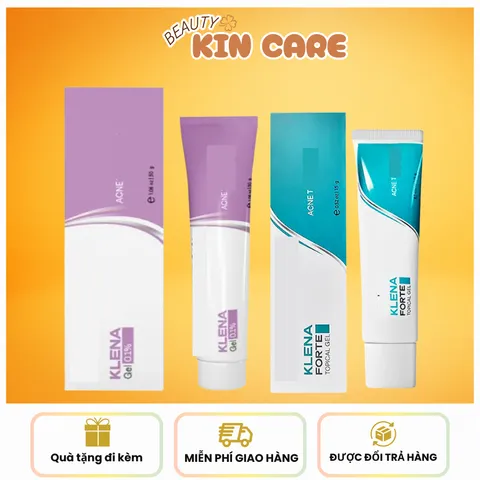 Gel Chấm Mụn Adapalene Klena - Hỗ Trợ Giảm Mụn Trứng Cá, Mụn Ẩn, Mờ Thâm, Cải Thiện Làm Sáng Da