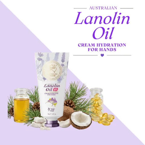Kem Dưỡng Da Tay G&M Australian Lanolin Oil 70g - Dưỡng Ẩm, Mềm Mịn Da Tay, Chứa Lanolin Oil & Vitamin E