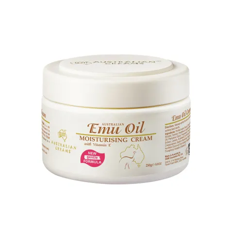 Kem Dưỡng Ẩm Australian Creams Emu Oil Moisturising Cream 250g - Dưỡng Ẩm Chuyên Sâu, Làm Mềm Da, Thẩm Thấu Nhanh