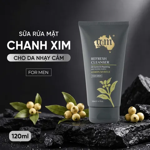 Sữa Rửa Mặt Chanh Xim G&M For Men 120ml - Hỗ Trợ Làm Sạch Sâu, Hỗ Trợ Kiểm Soát Dầu