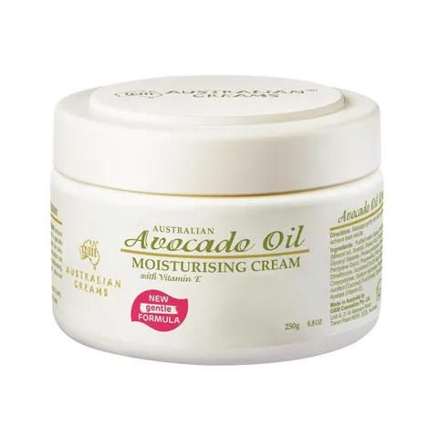Kem Dưỡng Bơ Úc Creams Avocado Oil Moisturising Cream 250g - Dưỡng Ẩm Sâu, Mềm Da, Vitamin E Cho Da Khô