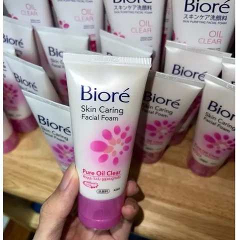 Sữa rửa mặt Bioré hồng sạch nhờn 50g-100g