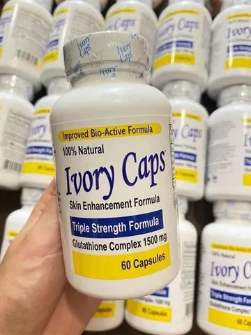 Viên uống trắng da, giảm nám, tàn nhang Ivory Caps Glutathione.60 vien .nhap 