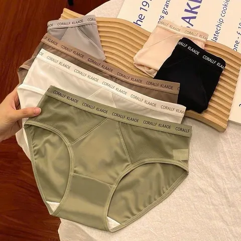 Combo 10 quần lót nữ su lụa mềm cao cấp phối lưới ren 2 sườn, siêu mát, kháng khuẩn, không lộ viền, khử mùi hôi