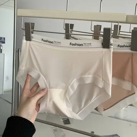 Combo 10 quần lót nữ su lụa băng điều hoà phối chữ Fashion, thoáng mát, kháng khuẩn, thấm hút mồ hôi - L88 hàng Lụa Đẹp