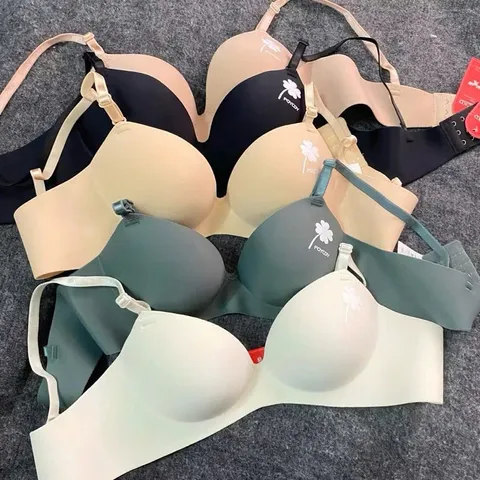Set 3 Áo Lót Ngực 💥 HÀNG CAO CẤP 💥 Áo Lót Su Đúc Đệm Bàn Tay 3,5p, Siêu Nâng Đẩy, Tạo Rãnh, Không Gọng- 2412 cỏ may mắn