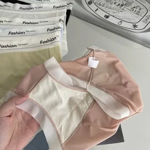 Combo 10 quần lót nữ su lụa băng điều hoà phối chữ Fashion, thoáng mát, kháng khuẩn, thấm hút mồ hôi - L88 hàng Lụa Đẹp