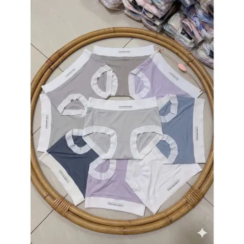 Combo 10 Quần lót nữ lụa băng co giãn 4 chiều- Quần chip nữ in chữ TaBle Comfo không lộ viền