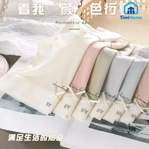 Set 10 Quần Lót Nữ Su Lụa Tàng Hình Chữ Air    - Quần lót nữ air có chất liệu co dãn thun lạnh, co giãn 4 chiều, siêu mề