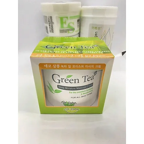 Kem massage Trà Xanh Green Tea Hàn Quốc giúp cho làn da mịn màng. Hàng chuẩn loại 1