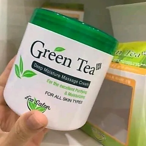 Kem massage Trà Xanh Green Tea Hàn Quốc giúp cho làn da mịn màng. Hàng chuẩn loại 1
