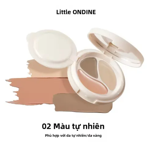 LITTLE ONDINE | Bảng Che Khuyết Điểm 3 Màu – Che Thâm, Mụn, Quầng Mắt, Làm Sáng Da