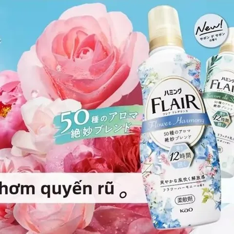 KAO | Xả Vải, Chất Làm Mềm Vải Chống Tĩnh Điện, Khuôn Hương Dài Lâu