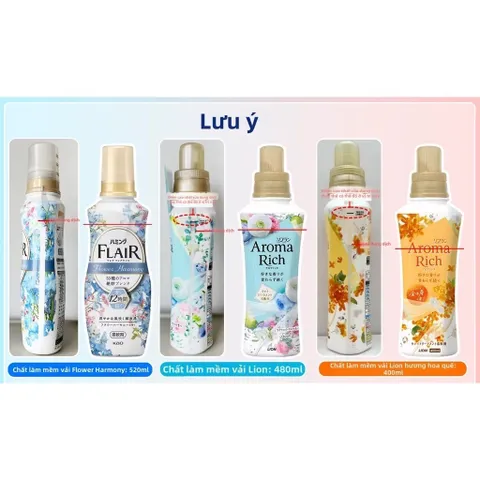 KAO | Xả Vải, Chất Làm Mềm Vải Chống Tĩnh Điện, Khuôn Hương Dài Lâu